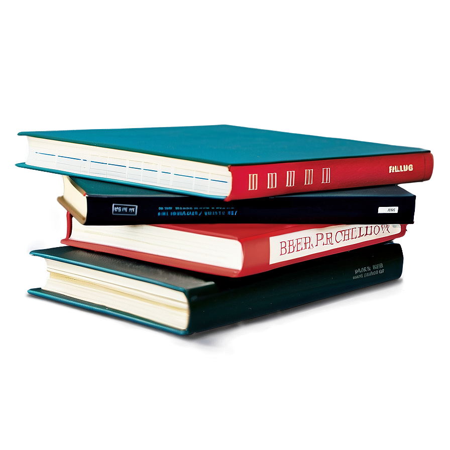 Technology Books Stack Png 06212024