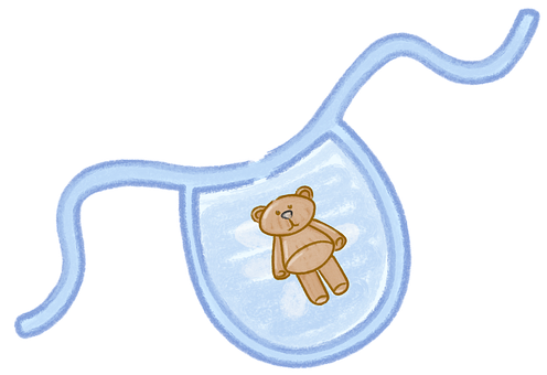 Teddy Bear Bib Design