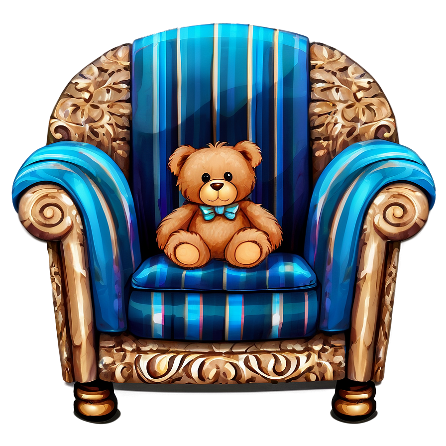 Teddy Bear In A Chair Clipart Png 46