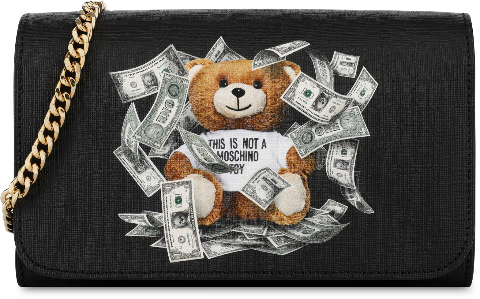 Teddy Bear Money Clutch Bag