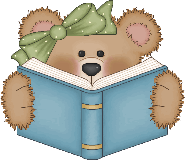 Teddy Bear Reading Book