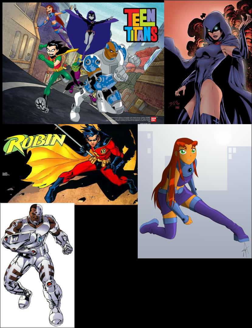 Teen_ Titans_ Collage