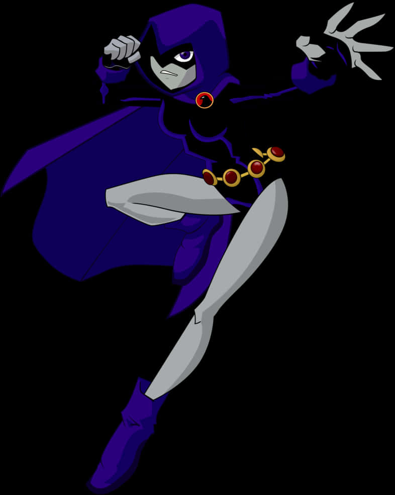 Teen Titans Go Raven Action Pose