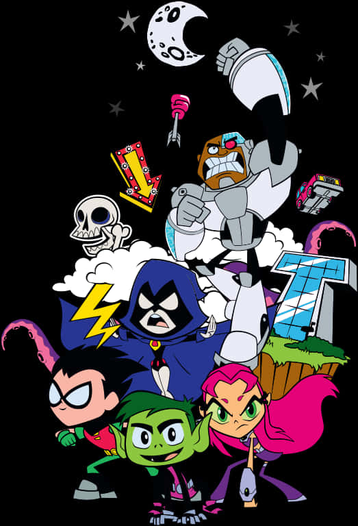 Teen Titans Go Team Pose