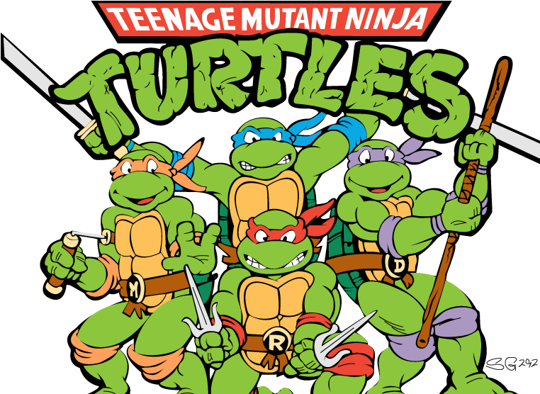 Teenage Mutant Ninja Turtles Classic Illustration