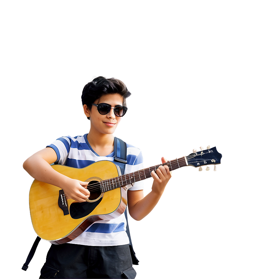 Teenager Playing Guitar Png Ukb79