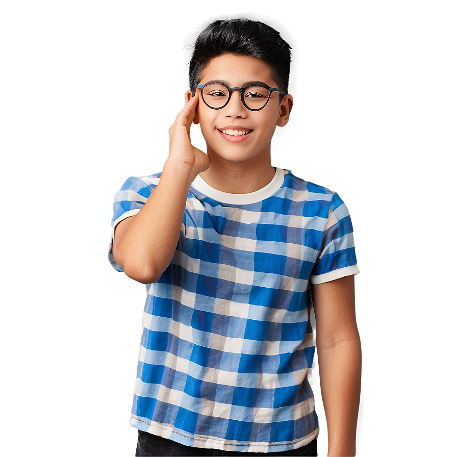 Teenager With Glasses Png 73