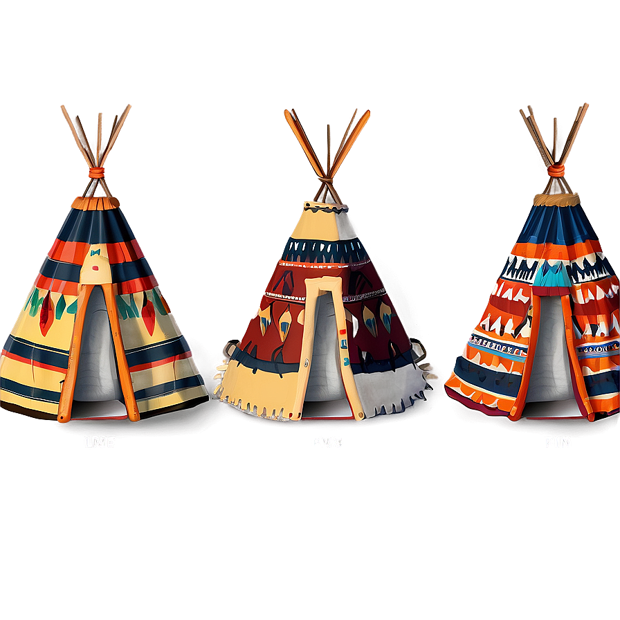 Teepee With Native Patterns Png Ctf95