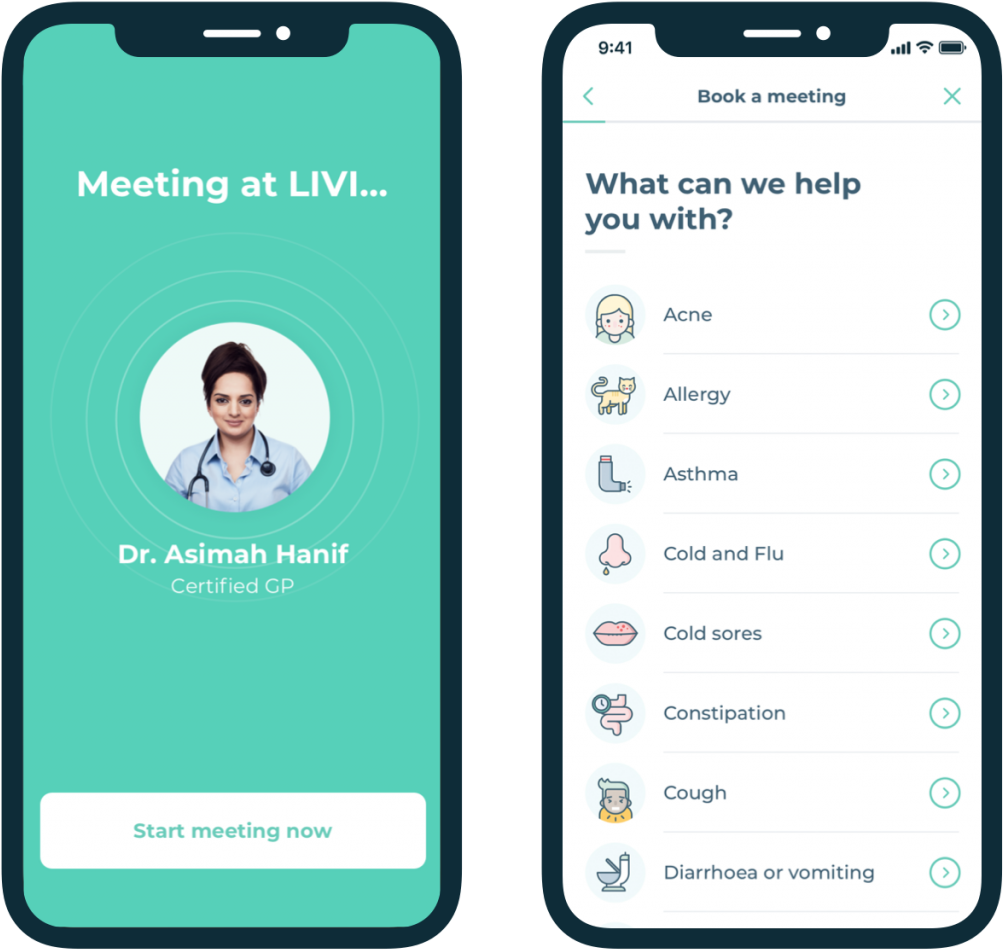 Telemedicine App Interface