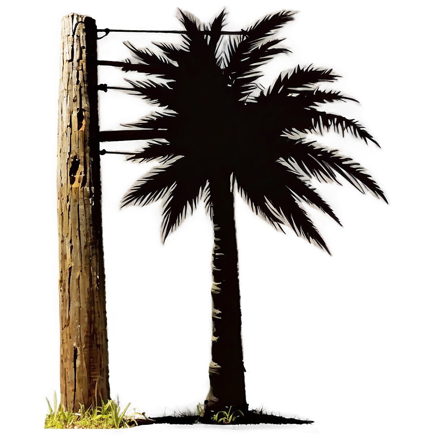 Telephone Pole Silhouette Png 06132024