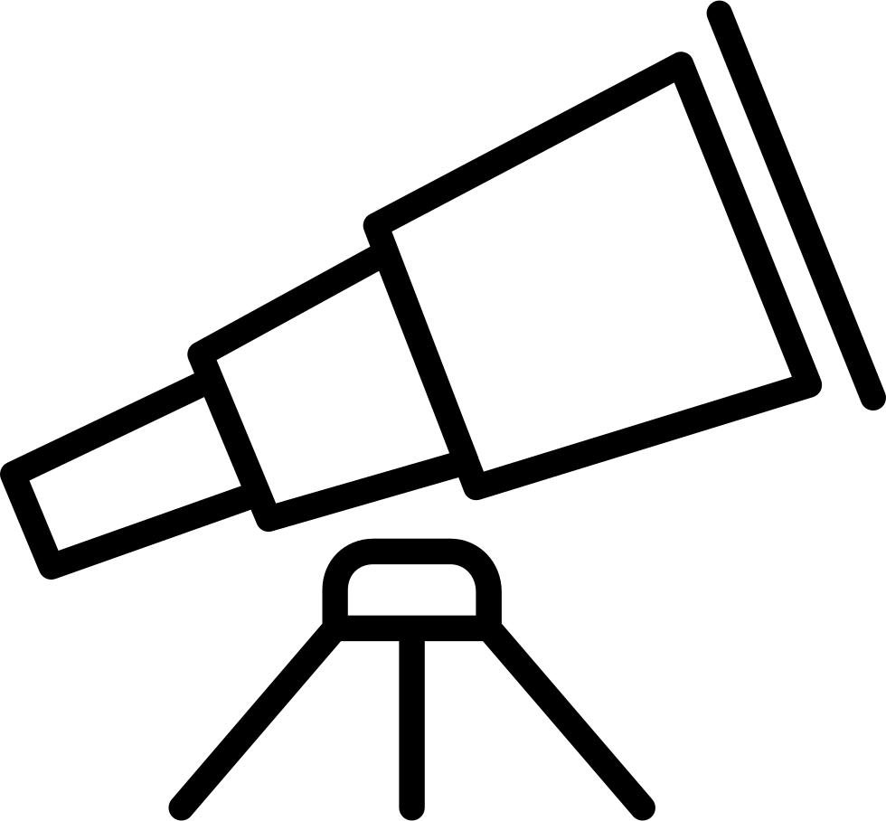 Telescope Astronomy - Free Telescope Icon, HD Png Download PNG with transparent background