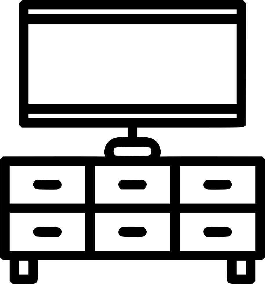 Televisionon Cabinet Icon