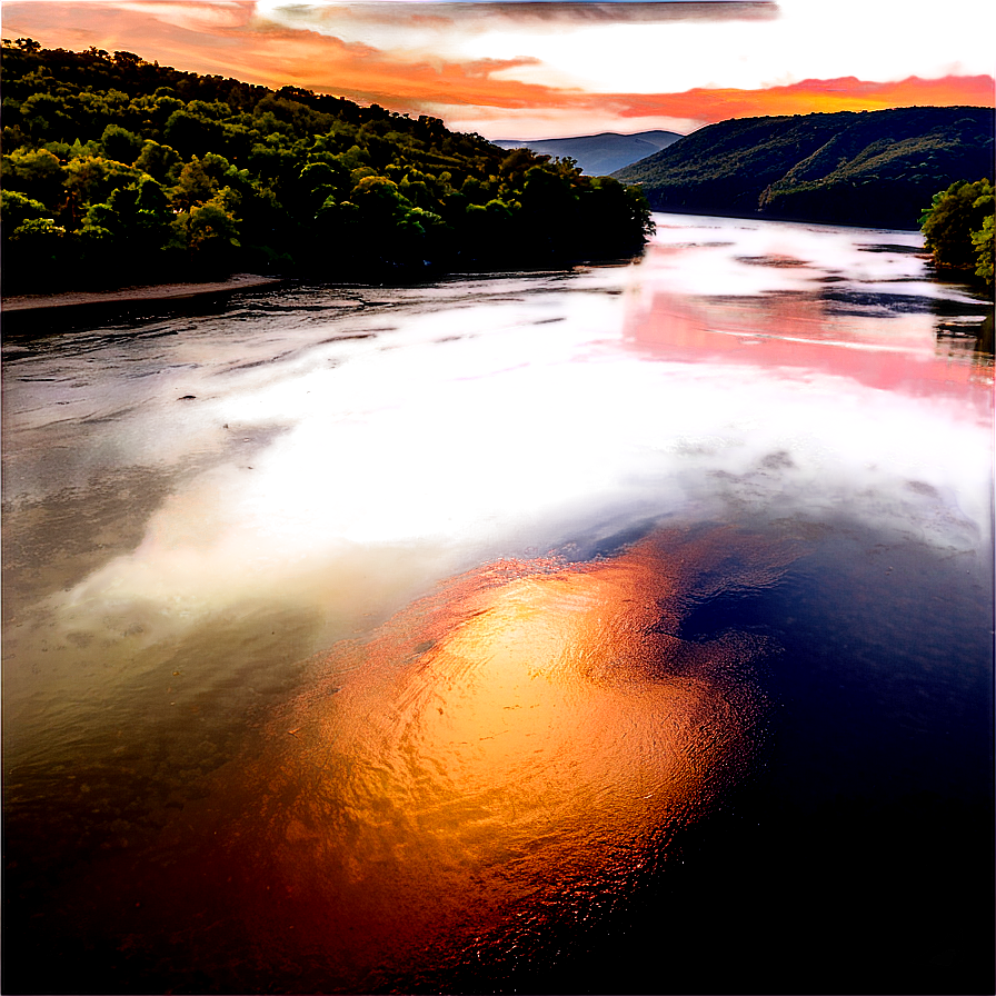 Tennessee River Sunset Png 95