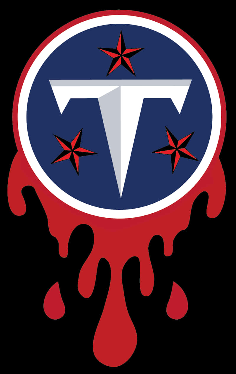 Tennessee Titans Melting Logo