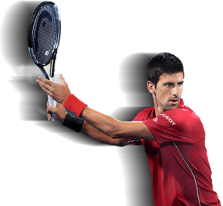 Tennis Player Backhand Preparation