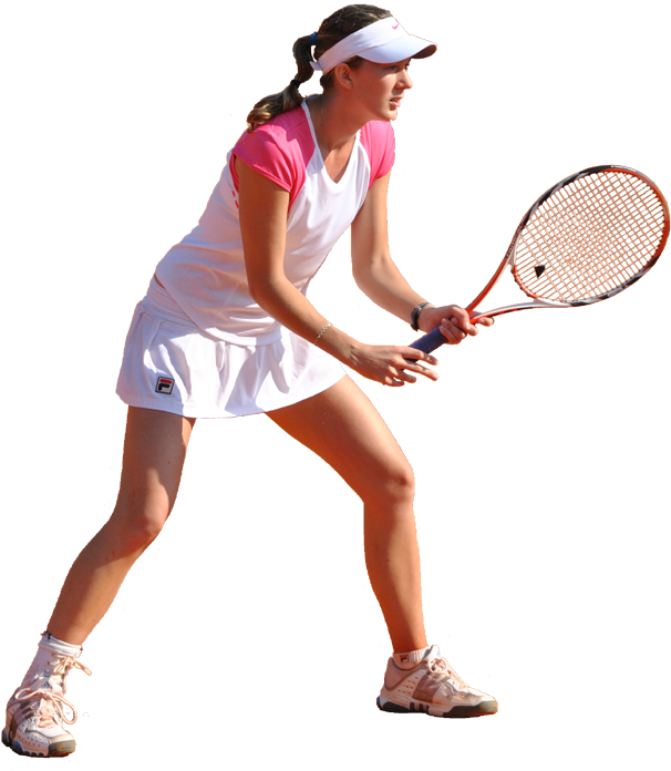 Tennis Player Ready Position