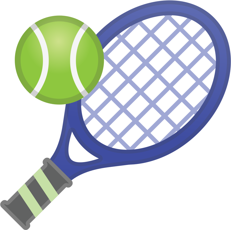 Tennis Racketand Ball Illustration