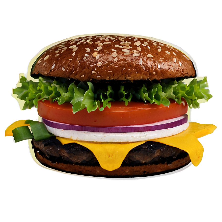 Teriyaki Burger Png 05042024