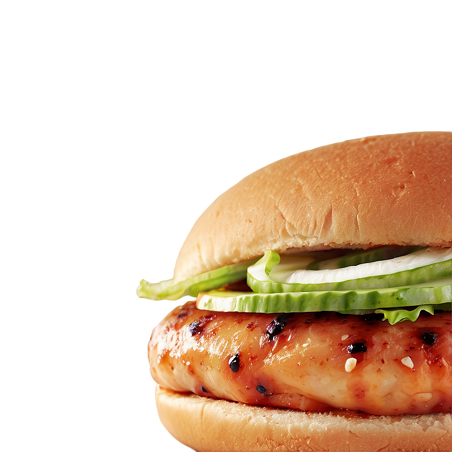 Teriyaki Chicken Burger Png Fdr