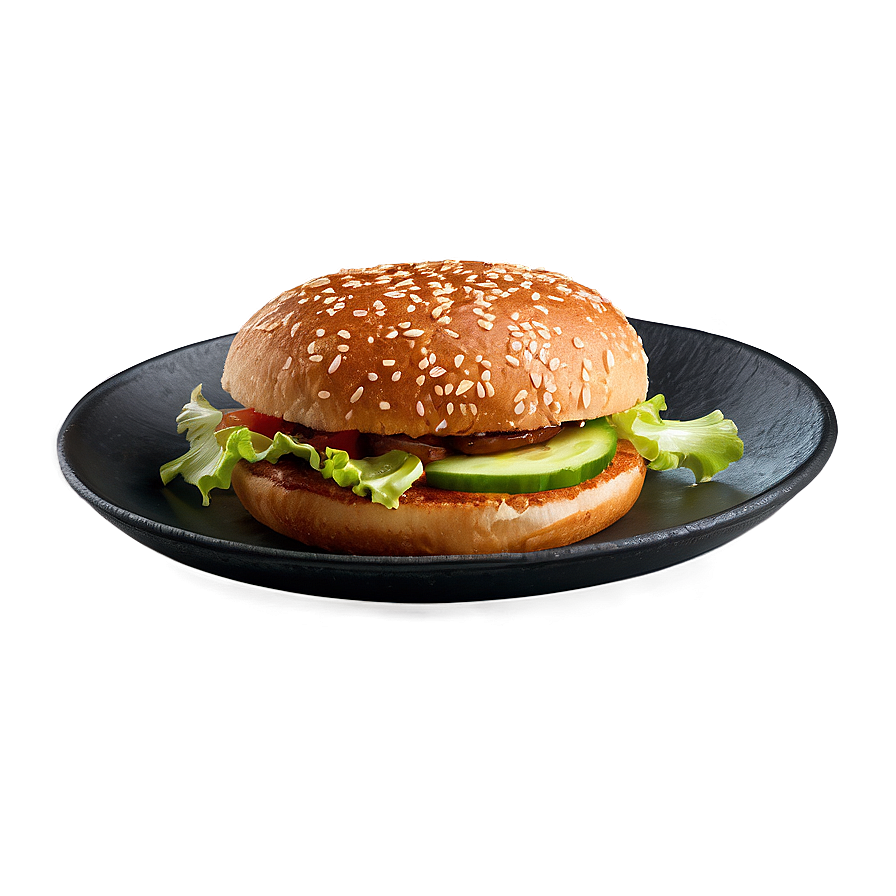 Teriyaki Chicken Burger Png Gml52