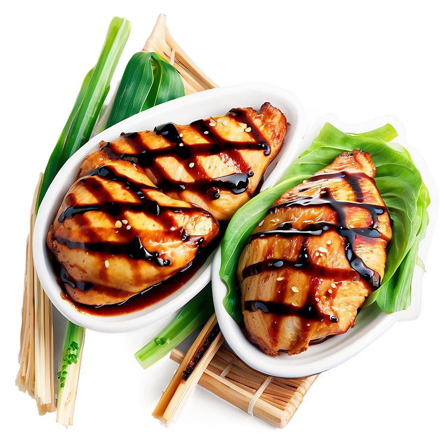 Teriyaki Grilled Chicken Png Khk