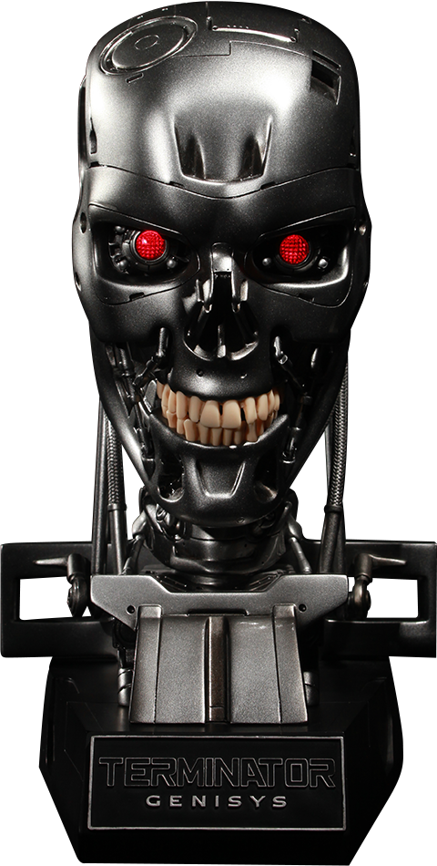 Terminator Endoskeleton Bust Genisys 1 1, HD Png Download PNG with transparent background