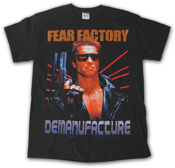 Terminator Tee - Fear Factory Terminator Merch, HD Png Download PNG with transparent background