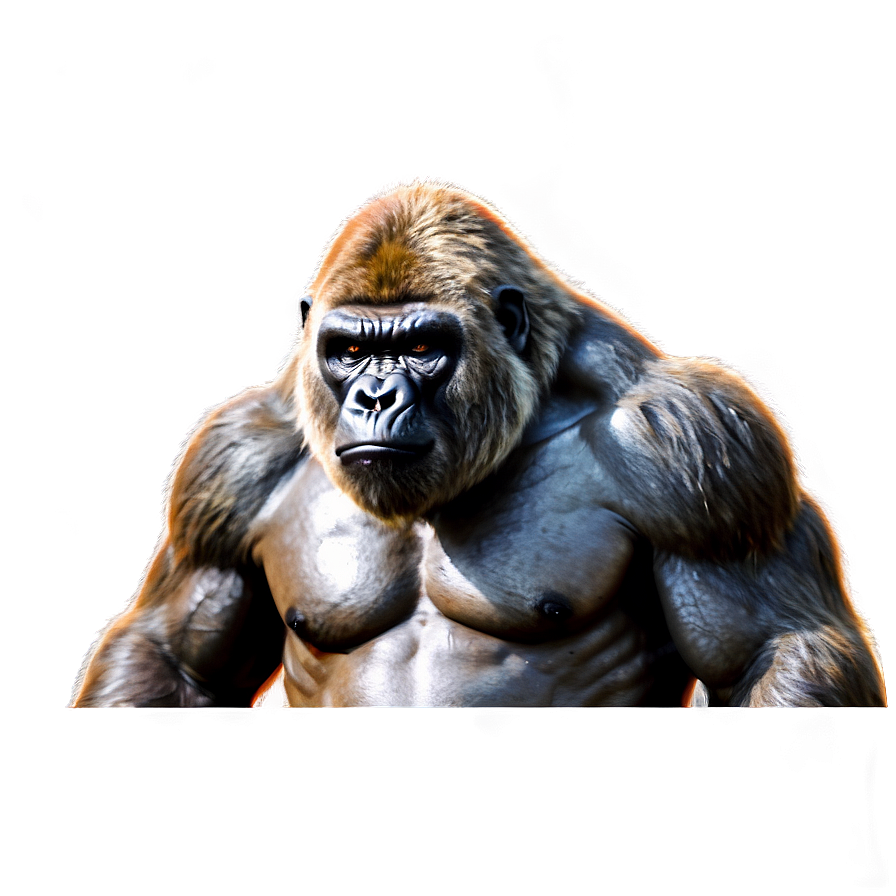 Terrifying Angry Gorilla Png 49