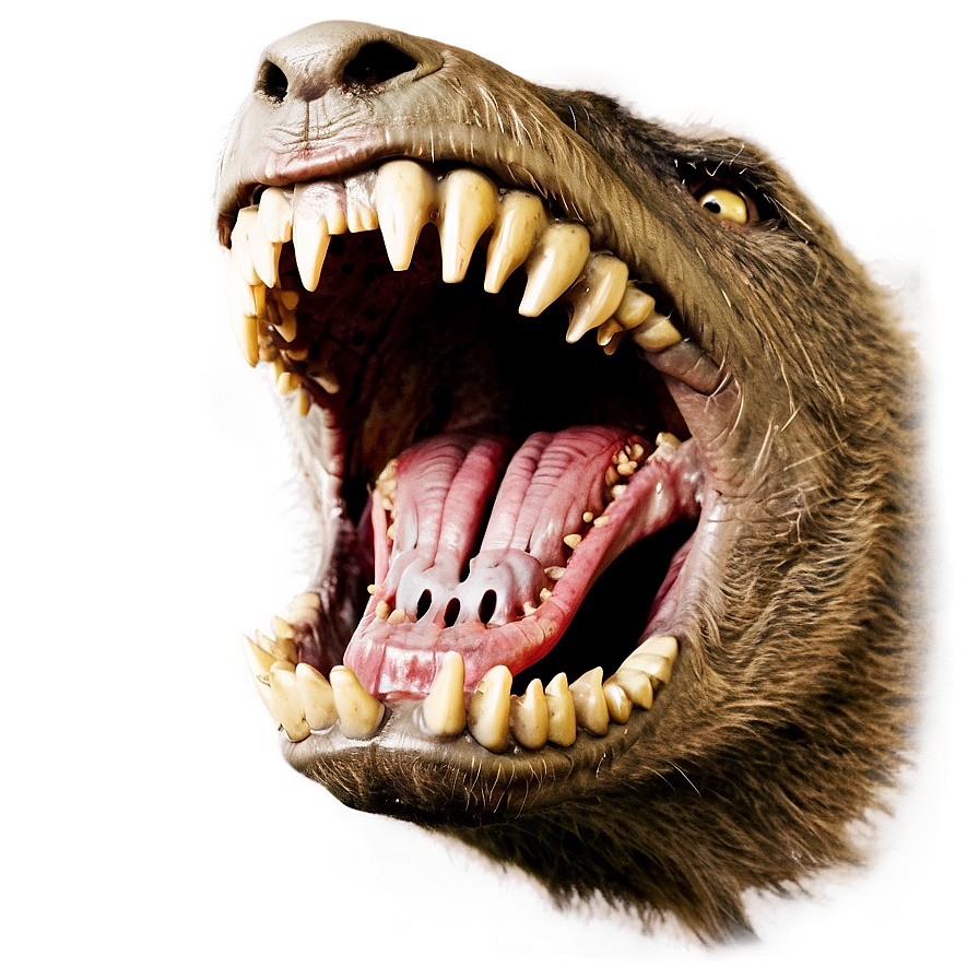 Terrifying Werewolf Fangs Png Jux98