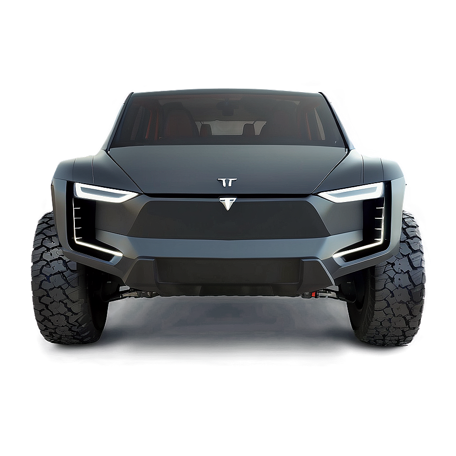 Tesla Cybertruck Front View Png Xfm81