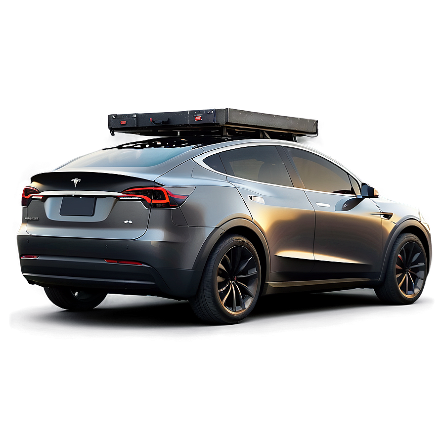 Tesla Model Y With Roof Rack Png Eiy34