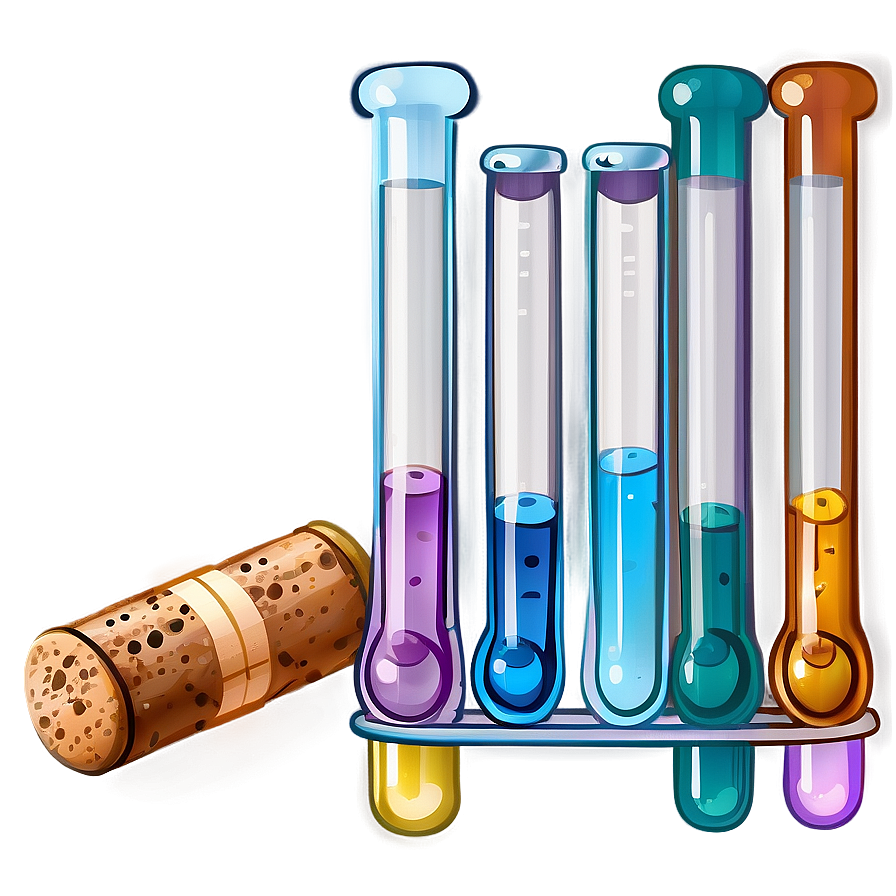 Test Tubes With Corks Png 06262024