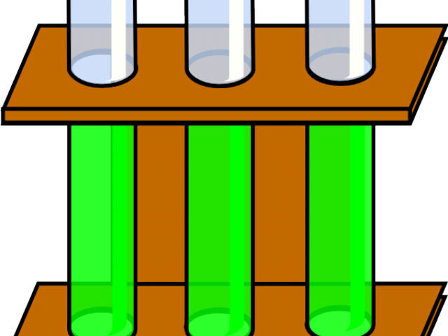 Green Clipart Test Tube - Drawing Test Tube Rack PNG with transparent background