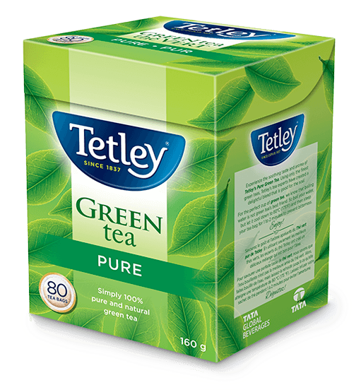 Tetley Pure Green Tea - Tetley Green, HD Png Download PNG with transparent background