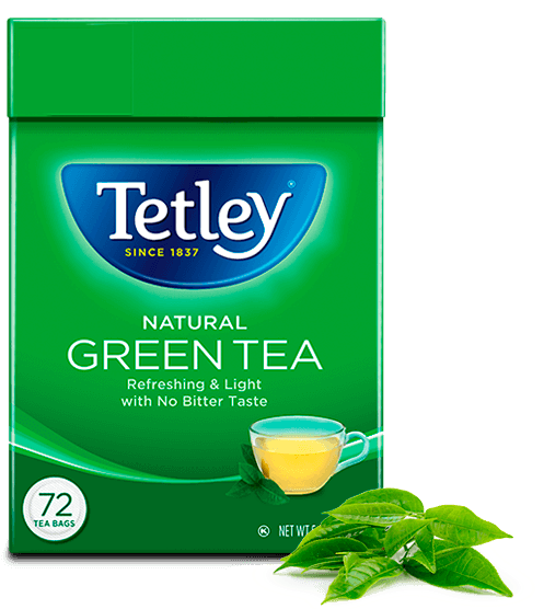 Tetley Natural Green Tea Box