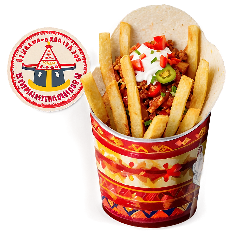 Tex-mex Fries Fiesta Png Vkk23