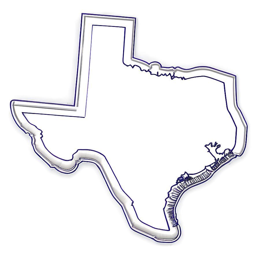 Texas Contour Line Png Mcr