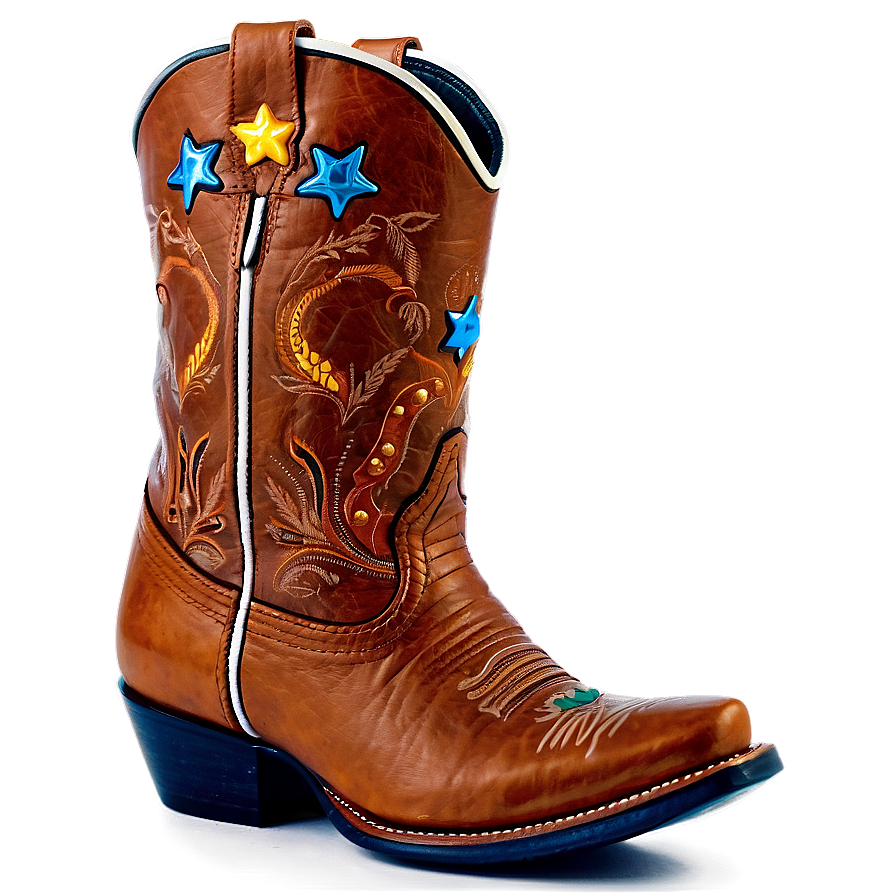 Texas Cowboy Boot PNG 05232024 PNG with transparent background
