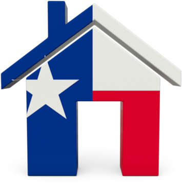 Texas Flag House Icon