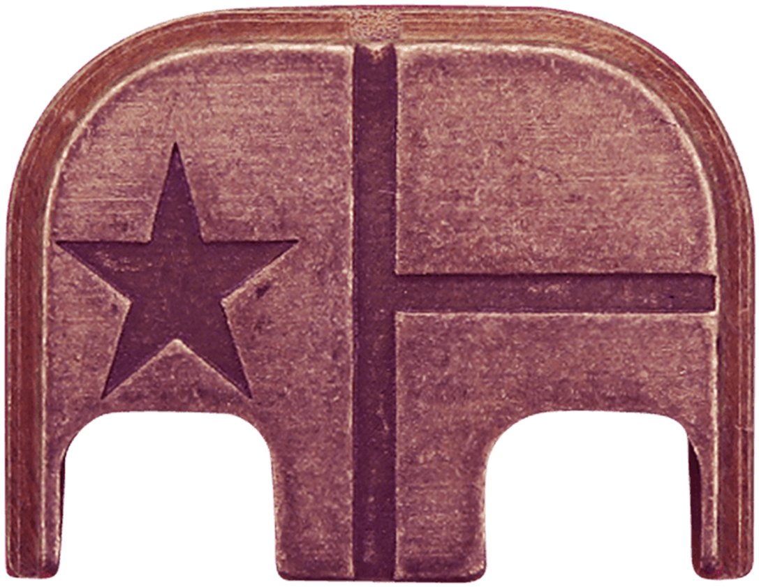Texas Flag Copper Rugged Finish Back Plate, HD Png Download PNG with transparent background