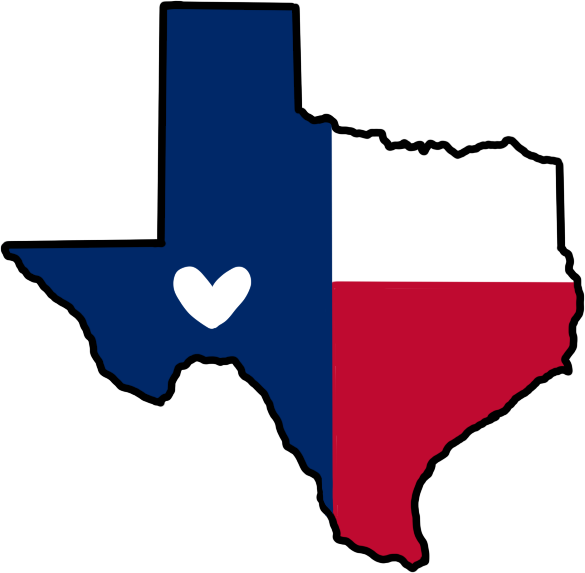 Texas Map With Flag , Png Download - State Of Texas, Transparent Png PNG with transparent background