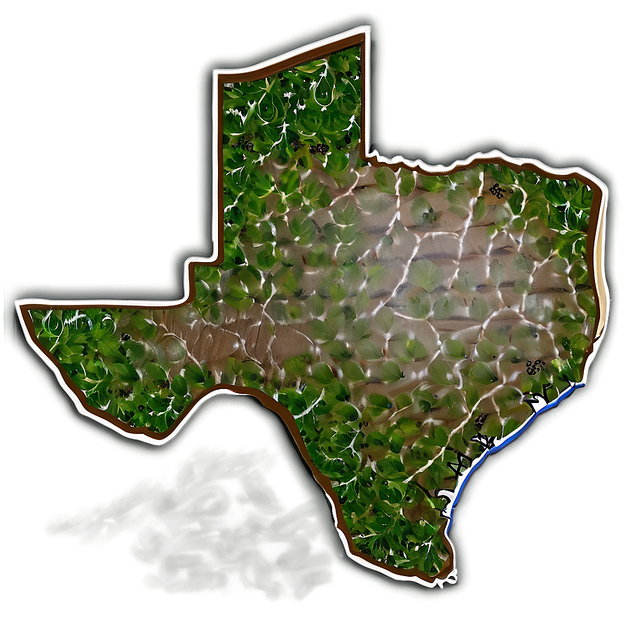 Texas State Contour PNG 05252024 PNG image with a transparent background, free high-resolution download