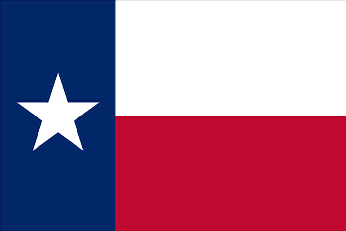 Texas State Flag PNG with transparent background