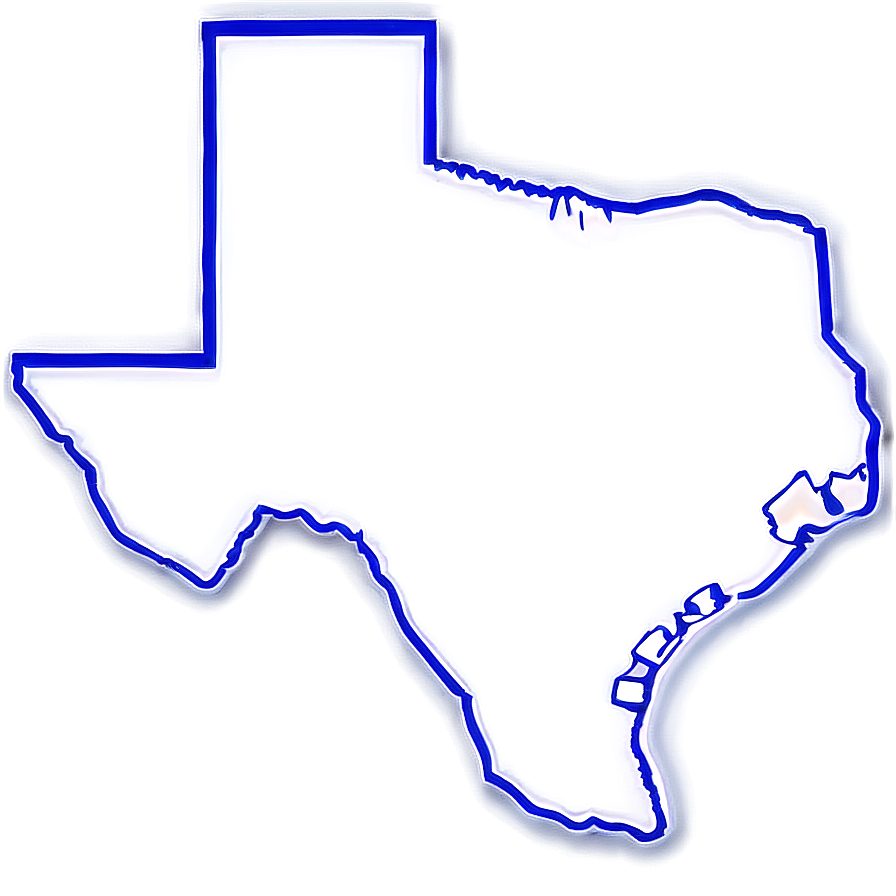 Texas State Outline Art Png 05252024