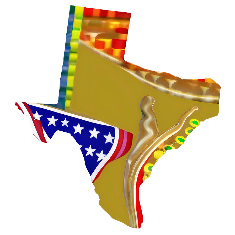 Texas Usa State Outline Png 05252024