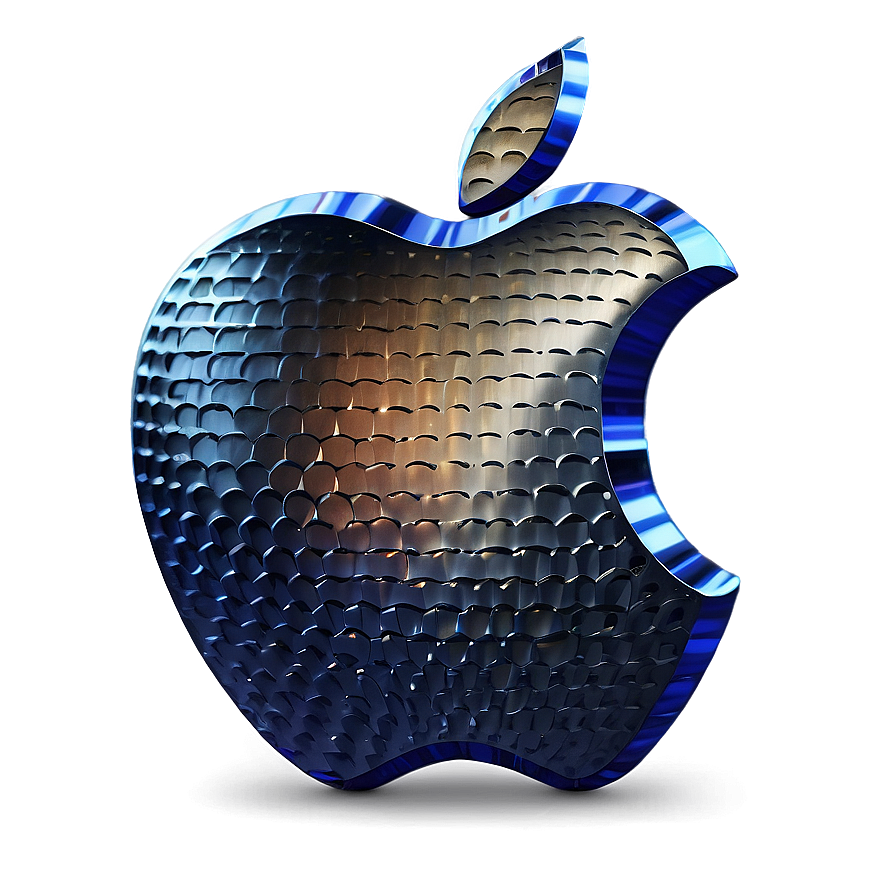 Textured Apple Logo PNG 66 PNG with transparent background