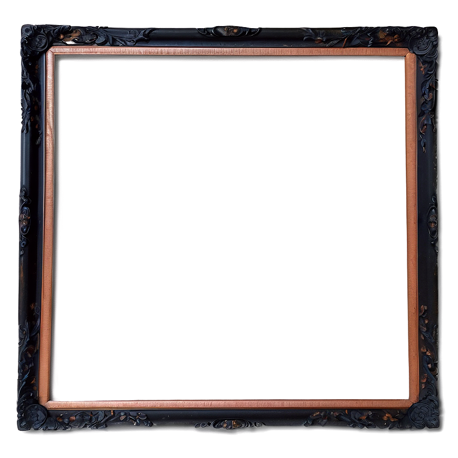 Textured Black Frame Png 25