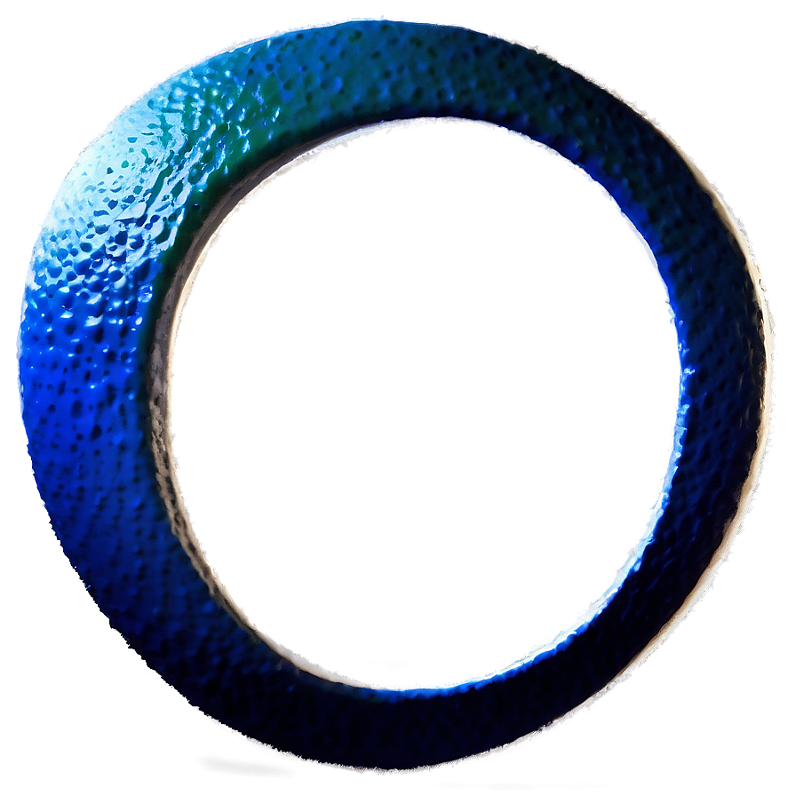 Textured Blue Circle Png 05252024