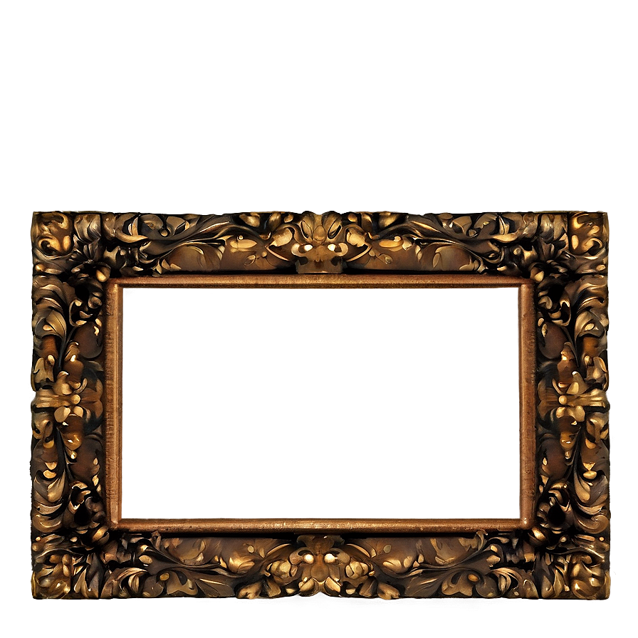 Textured Frame Design Png 41