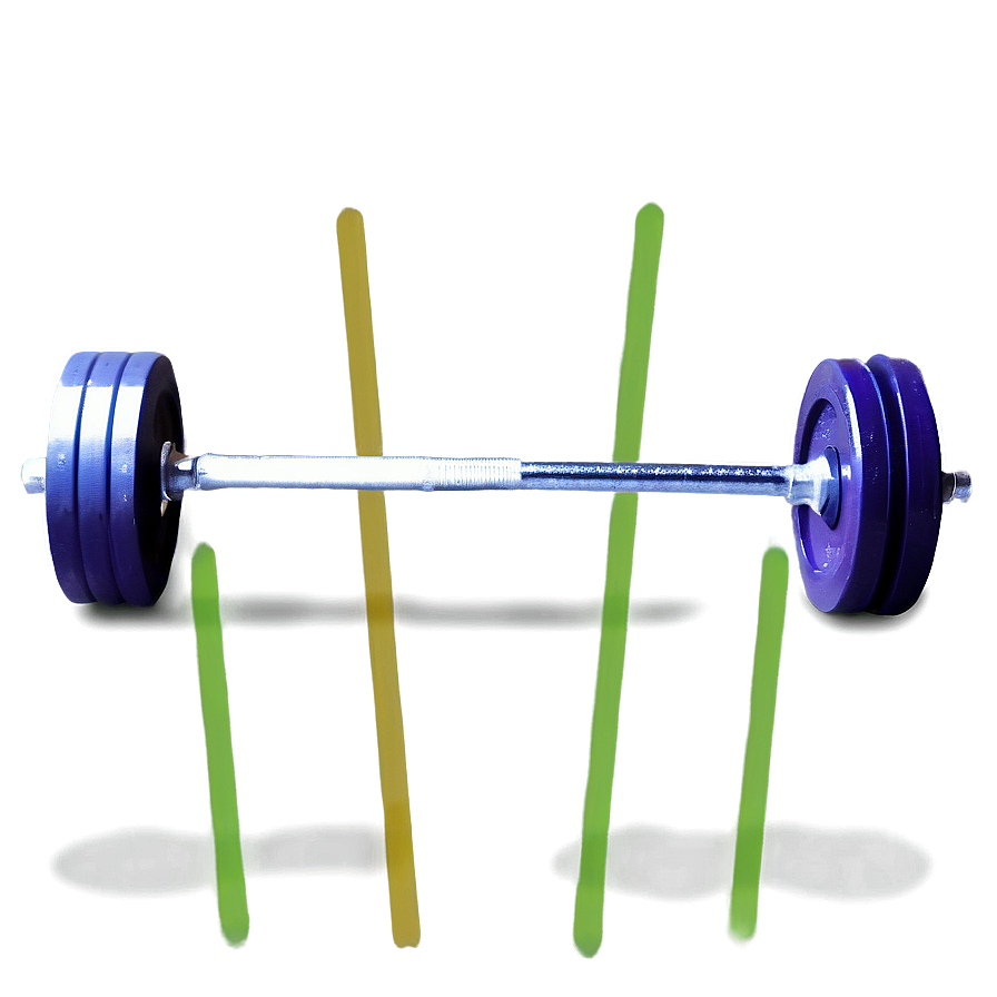 Textured Grip Barbell Png 42